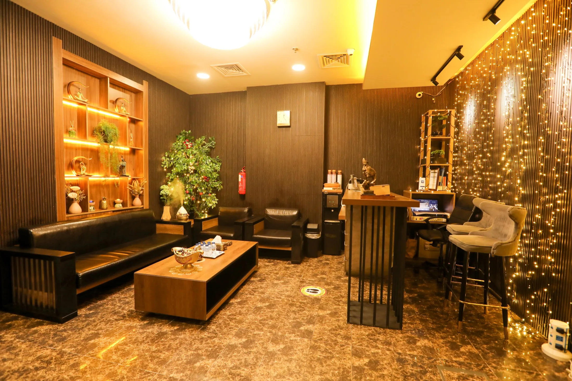 Impressive Spa reception lounge